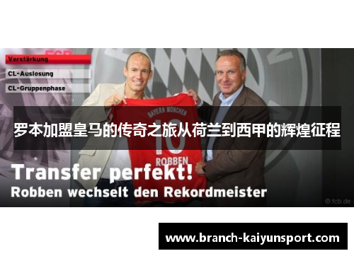 罗本加盟皇马的传奇之旅从荷兰到西甲的辉煌征程