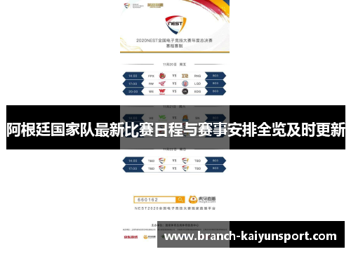 阿根廷国家队最新比赛日程与赛事安排全览及时更新